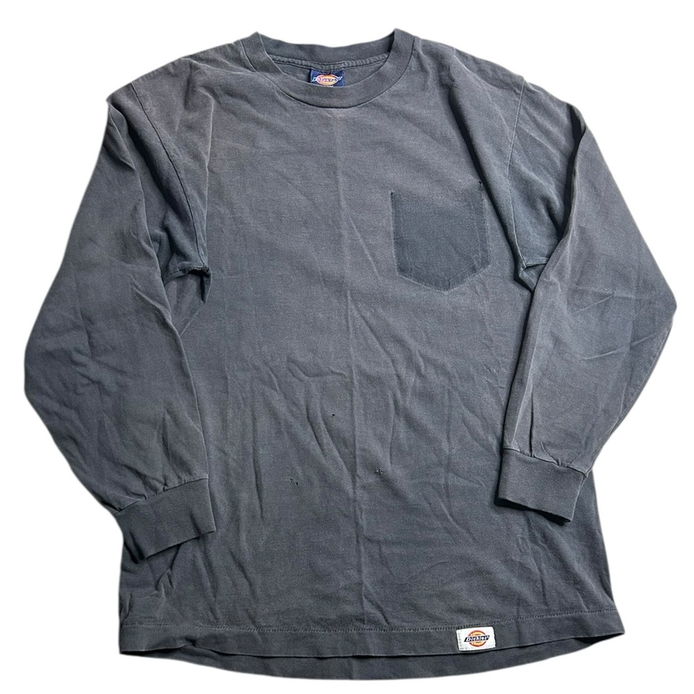 Dickies‎ Ghost Pocket Long Sleeve Shirt Men’s Large Faded Black Workwear